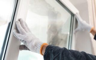 window installer putting in new window